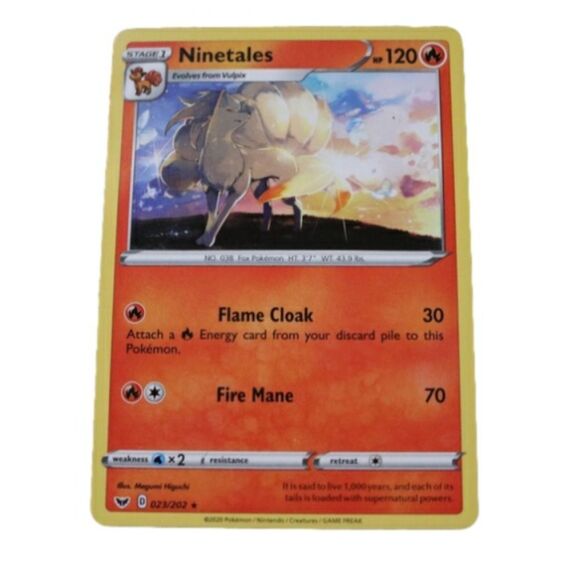 Ninetales 023/202 Pokemon Card - Picture 1 of 1